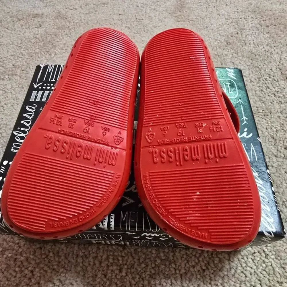 Mini Melissa Toddler Girls Jelly Shoes Size 6